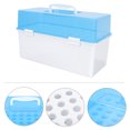 thumbnail image 4 of unbranded Caja De Almacenamiento Para De Azul Con 50 Agujeros Material Plástico Resistente, 4 of 8