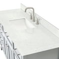 thumbnail image 7 of Ariel D060scqrvo Kensington 60" Free Standing Single Basin Vanity Set - White / Carrara, 7 of 7