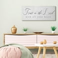 thumbnail image 4 of Stupell Industries Trust In The Lord Phrase Uplifting Rustic Sentiments,20 x 48,Designed by Daphne Polselli, 4 of 5