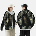 thumbnail image 6 of Kll Jellyfish Print Men'S Women’s Upf 50+ Sun Protection Outdoor Hoodie Jacket Long Sleeve Fishing Hiking Performance Shirt- Medium, 6 of 8
