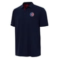 thumbnail image 2 of Men's Antigua Navy Chicago Cubs Era Stars and Stripes Team Logo Polo, 2 of 3