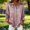 *Pink, variant on ClodeEU Women' s Long Sleeve Shimmer Daily Print Button Down Shirt,Fashion Loose Fit Top Red,Womens Plus XXXXL