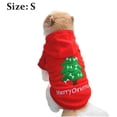 thumbnail image 2 of Dog Clothes ,Puppy Dog Hoodie with Hat,Lovely Christmas Hooded Pet Sweatshirt Outfits Apparel, 2 of 7