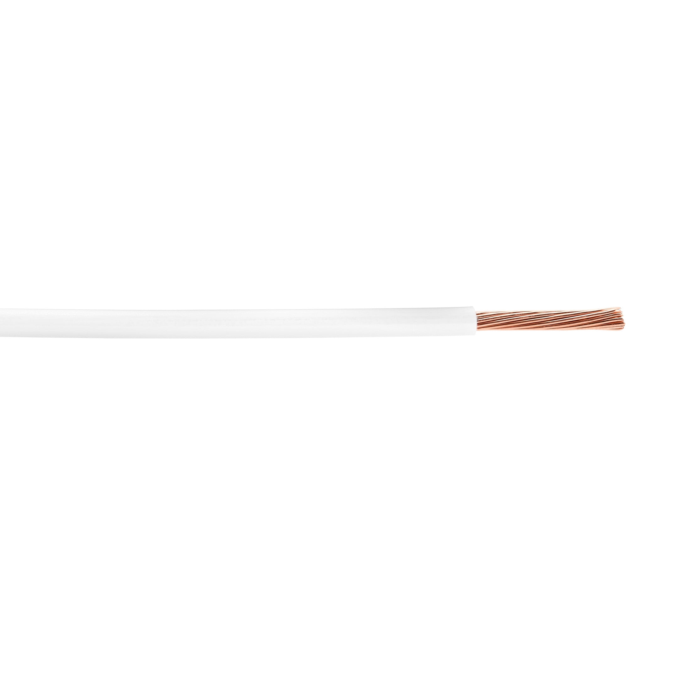 Maxxima 100 Ft. 14 AWG White THHN Stranded Copper Electrical Wire, 600V