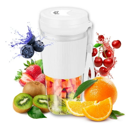 

VBXOAE USB Rechargeable Mini Fresh 380ml with Portable Design Perfect for Shakes and Protein Drinks