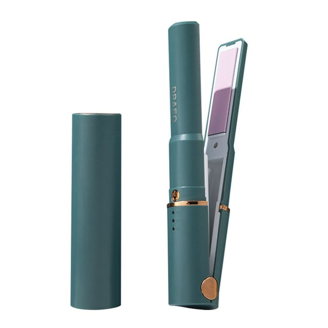 Fer à Lisser Double Sans Fil Rechargeable par USB Mini Attelle Outil