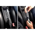 thumbnail image 5 of Black/White Checker Pattern Style Alloy Metal Handbrake Handle Grip For Gen1/Gen2 MINI Cooper R50 R52 R53 R55 R56 R57 R58 R59, 5 of 9