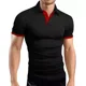 thumbnail image 1 of Camiseta Casual Polo Recortado De Manga Corta Ocio, 1 of 4