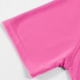 thumbnail image 5 of NIEWTR Baby Toddler Solid Color Short Sleeve T-Shirts for Boys Boys Summer Basic Cotton Crewneck Tee Shirt Tops（Pink,3-4 Years), 5 of 7