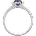 thumbnail image 2 of FB Jewels 14k White Gold Amethyst & .05 CTW Diamond Ring Size 7, 2 of 2