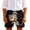 Black, variant on Momihoom Kids' Funny Print Drawstring Shorts, Casual Lightweight Summer Shorts for Boys and Girls