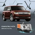 thumbnail image 6 of For 2009-2012 Ford Flex HID Xenon OEM Passenger Left/Right Headlights Headlamp, 6 of 6