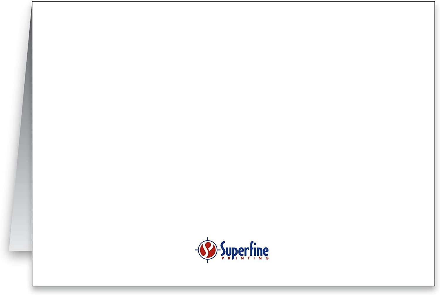 Valentines Thank You Greeting Cards & Envelopes - 5" X 7" Cards When Folded. (25 Per Pack)