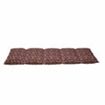 thumbnail image 2 of Vintage Floor Pillow Lounger Cover, Traditional Paisley Motifs Pattern Oriental Design Flower Ornaments Curvy Antique, Nap Mat Printed Fabric Case for 5 Pillows, 88" x 36", Multicolor, by Ambesonne, 2 of 5