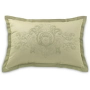 OLDCanopy Embroidered Dream Pillow, Melon Green