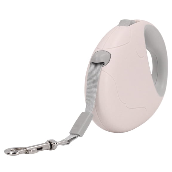 Retractable Dog Leash Automatic Extension Leash with Anti-Slip Handle, Heavy Duty Pet Leash for Small & Medium Dogs (Pink, 14 inches / 35.5 cm)