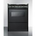 thumbnail image 3 of 24" wide slide-in style electric coil range in black with window, 3 of 4