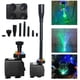 thumbnail image 4 of Water Pump SM-068 with 12LED Lights 3-in-1 Landscape Water Pump Fish Tank Aerator Pump, 4 of 4