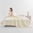 thumbnail image 5 of [Luxury Faux Fur Blanket] Soft & Warm Luxury Faux Rabbit Fur Blanket | Solid Color Simple Style - Multipurpose for Sofa, Bed, Office, Travel - Comfortable Gift, 5 of 10