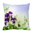 thumbnail image 1 of EREHome Bleu Printemps violets Taie d'Oreiller Ensemble 20x20 Pouces, 1 of 1