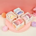 thumbnail image 1 of HEVIRGO 5 Rouleaux/ensemble de Ruban Washi Coloré Élégant Application Grand Ruban de Scrapbooking pour Artisanat,1, 1 of 10