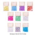 thumbnail image 4 of Wweixi 1440 Pieces Glass Crystal Set Flat Back Excellent Gloss Nail Art Rhinestones DIY Handcraft Manicure Accessories Card Making Yellow Light Blue, 4 of 6