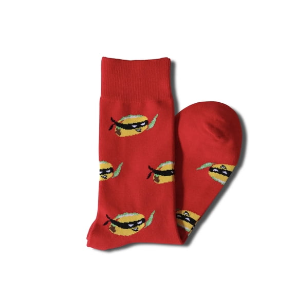 Red Taco Ninja Socks