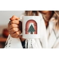 thumbnail image 2 of Christmas Trees Mug, Retro Christmas Holiday Mug, Xmas Winter Mug, Christmas Rainbow Tree Cups, Funny Xmas Gifts, Christmas Decor Christmas Coffee Mug, Friend Christmas Gifts, 2 of 7