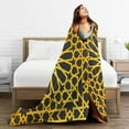 thumbnail image 5 of Anti-Pilling Flannel Bed Throw Blankets Pattern Design - Couch-Ultra-Soft Micro Fleece Sofa Bed Camping Travel Blanket for Adults 60"x50", 5 of 8
