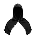 thumbnail image 2 of Outdoor Sports Hooded Cape for Men - Quick Dry Sun Protection Poncho, Breathable Mesh UV Shield Cloak, Multipurpose Absorbent Towel Cape for Hiking, Camping, Fishing, and Running Black one size, 2 of 4