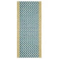 thumbnail image 3 of Casavani Block Printed Blue Cotton Rug Farmahouse Hallway & Stair Runner Rug 4x12 feet, 3 of 6