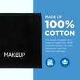 thumbnail image 5 of Ben Kaufman Makeup Remover Face Washcloth - Absorbent Towel for Drying Your Face - Soft & Machine Washable Makeup Remover Cloth - Cotton Towel for Daily Skincare - 13" x 13" (12 Pack), 5 of 7