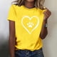 thumbnail image 4 of Xuyuer Womens Lover Heart Graphic Round Neck Shirt Valentines Funny Couple Matching Casual Short Sleeve Tee Tops, 4 of 7