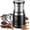 Black 2, variant on GDOR Adjustable Coffee Grinder Electric,Super Silent Electric Coffee Bean Grinder with Time-Memory Adjustment and Multi-Functional Stainless Steel Cup