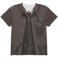 thumbnail image 1 of Halloween Sherlock Holmes Costume All Over Youth T Shirt, 1 of 1