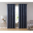 thumbnail image 2 of THD Maria Premium Soft Velvet Back Tab Rod Pocket Window Treatment Curtains for Bedroom & Living Room - Set of 2, 2 of 7