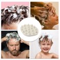 thumbnail image 6 of Unique Bargains 1 Pc Shell Shaped Massage Hair Brush for Head Massage 3.54"x2.76"x1.38" Ivory White, 6 of 6