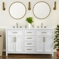 thumbnail image 2 of Flash Furniture Ffir37577 60" Free Standing Double Basin Vanity Set - Grey, 2 of 7