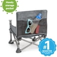 thumbnail image 3 of Bright Starts Pop 'N Sit - Elevador port&aacute;til para uso en interiores y exteriores, asiento de piso con charola de alimentaci&oacute;n, gris, 6 Mos - 3 a&ntilde;os, 3 of 9