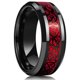 thumbnail image 1 of Anillo de carburo de tungsteno con borde biselado y ranura azul de 8MM para hombre, anillo de fibra de carbono azul con dragón celta negro, anillo de boda para hombre Tan Jianjun unisex, 1 of 2