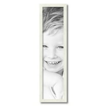 ArtToFrames 7" x 29" White Picture Frame, 7x29 inch White Wood Poster Frame (WOM-5140)