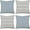 Blue Grey Geometry, variant on Home Geometric Set of 4 Throw Pillow Covers Modern Accent Decorative 12x20 Inch Blue Yellow Grey Arrow Stripes Wave Abstract Pattern Pillow Cases Cushion Cover for Living Room Bed