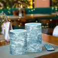 thumbnail image 3 of Yayeee Flameless Candles with Remote Flickering Battery Operated Multi Color Changing, Winter Forest, 3 of 7