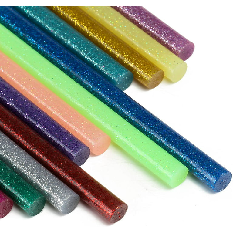 Glitter Glue Hot Glue Gun Sticks, 1 Pack of 12 Brand New Glue Sticks