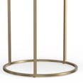 thumbnail image 3 of Simpli Home Drake 18 inch Wide Round Contemporary Nesting table in Antique Nickel, Antique Copper, Fully Assembled, 3 of 9