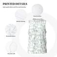 thumbnail image 3 of Pofeuu Leaf Print Print Basketball Jersey, Shirts for Men Youth Basketball Jersey Crew Neck-Medium, 3 of 6