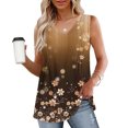 thumbnail image 2 of Plus Size Summer Tops For Women Cotton Sleeveless Tank Tops For Women Workout Tunic Tops For Women Loose Fit Dressy Short Sleeve Cute Oversized Shirts For Women, 2 of 6