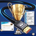 thumbnail image 2 of NIUTA® HDMI 2.1 Cable 10FT/3M, 8K Ultra High Speed HDMI Cable 48Gbps, HDMI to HDMI Cable Supports 8K@60Hz, 4K@120Hz, Dynamic HDR, eARC, Dolby Atmos, Long HDMI Cord for TV, PS5, Xbox, Monitor, 2 of 7