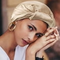 thumbnail image 3 of 35'' Satin Head Scarf for Women, 4PCS Large Square Hair Scarf Silk Bandana Scarf for Hair Wrapping at Night, 3 of 8