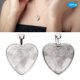 thumbnail image 3 of Colgante en forma de corazón, 60 bandejas colgantes en forma de corazón Ajuste de base de cabujón con cabujón de cristal Khall Tendencias, 3 of 6